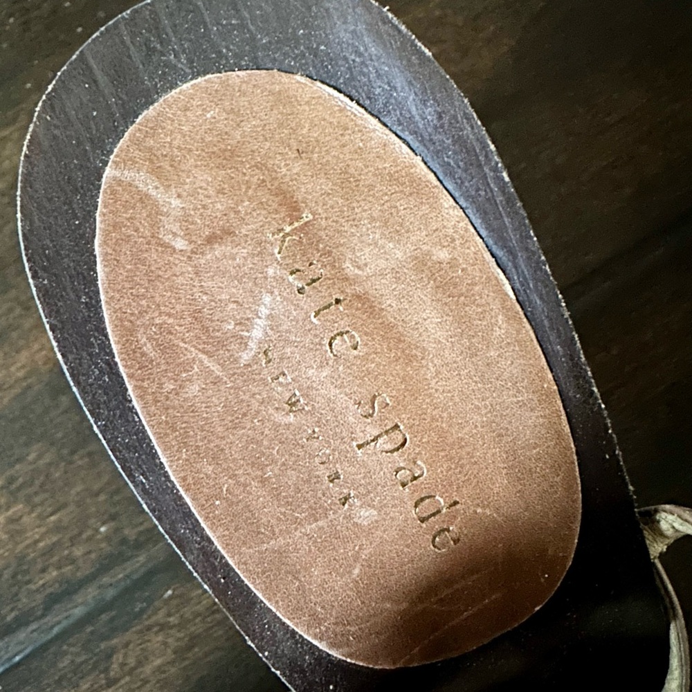 KATE SPADE wood wedge with stone detailing - Picture 5 of 6